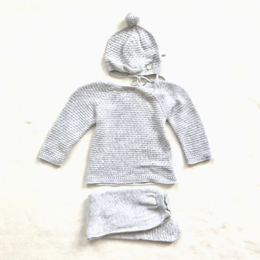 NWT Paz Rodriguez Baby Boys Girls 6M Argo Set Sweater leggings Hat Gendr Neutral